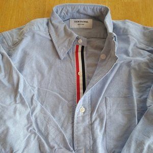Thom Browne Blue Oxford Cloth Button Down TB1
